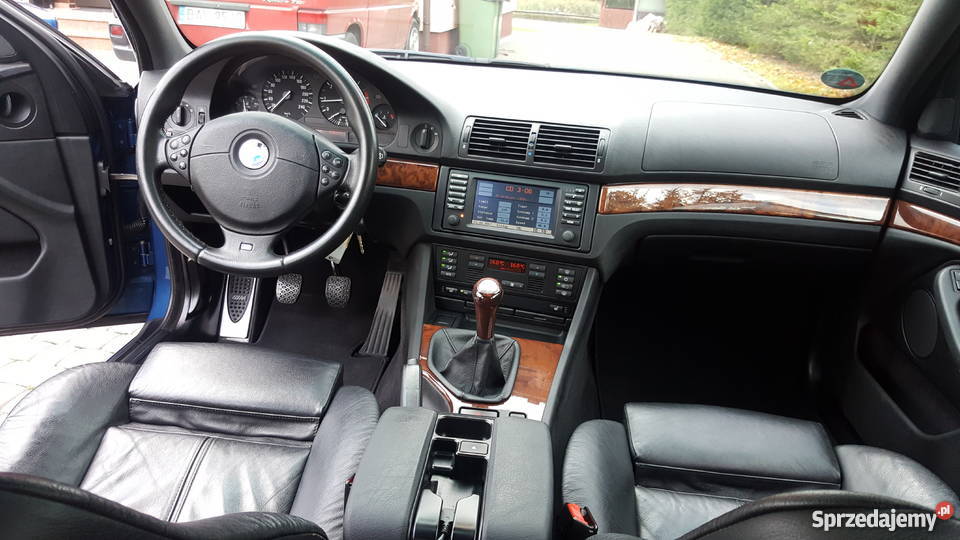 BMW e39 530d Lift M Pakiet Manual Topasblau DSP Augustów