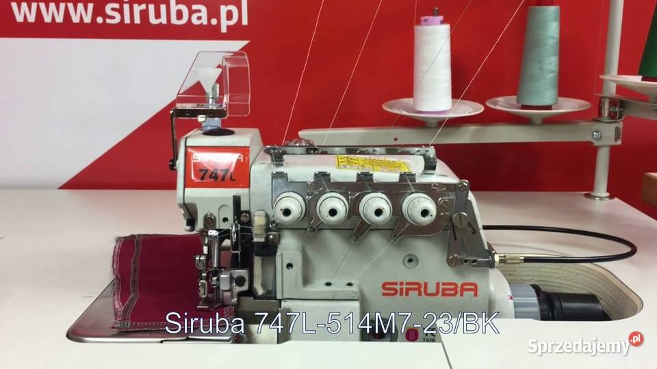 Overlock 4nitk z zaszywaniem łańcuszka Produkcja Słowik