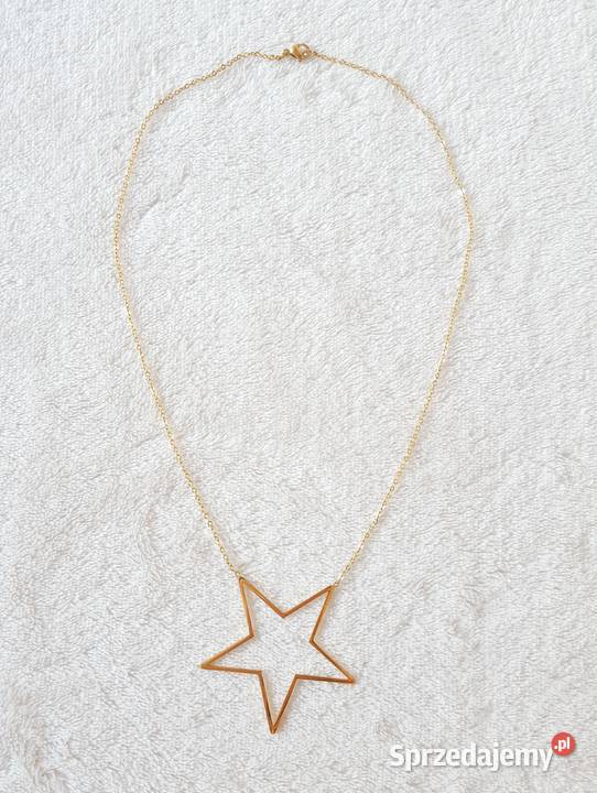 Nowy łańcuszek naszyjnik zawieszka gwiazda Szczecin