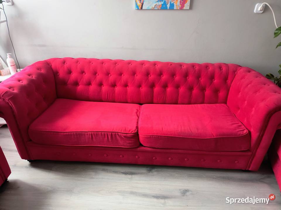 Sofa Gawin Malinowa Lublin sprzedam