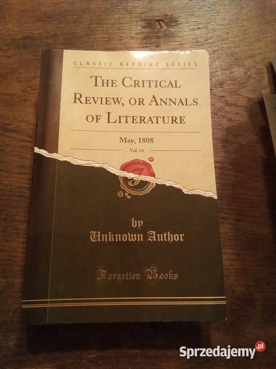 The critical review or annals of literature Warszawa