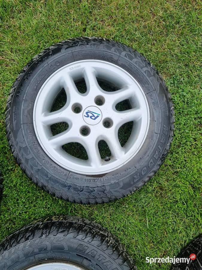 Felgi aluminiowe 13 z oponami Ford Samochodowe Tomaszowice sprzedam