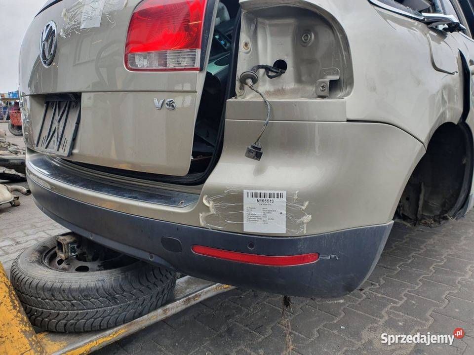 ZDERZAK TYŁ VOLKSWAGEN TOUAREG LD1W Części samochodowe