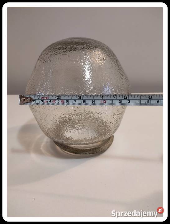 Szklany kulisty klosz zewnętrzny lampa Pozostałe Płock