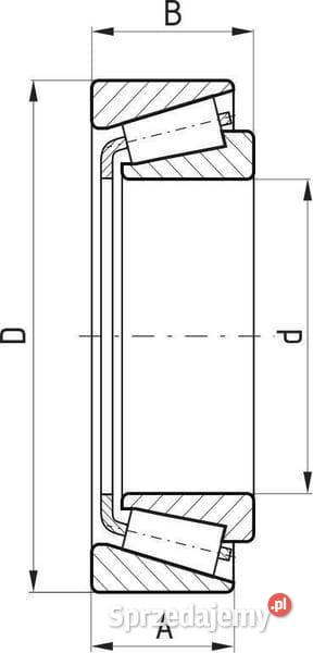 Łożysko stożkowe 30x62x172 mm FŁT 778030206 Kamionna sprzedam