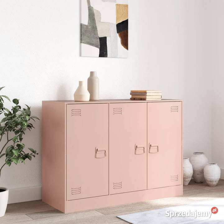 Szafka różowa 99x39x73 stal WM841722 Warszawa