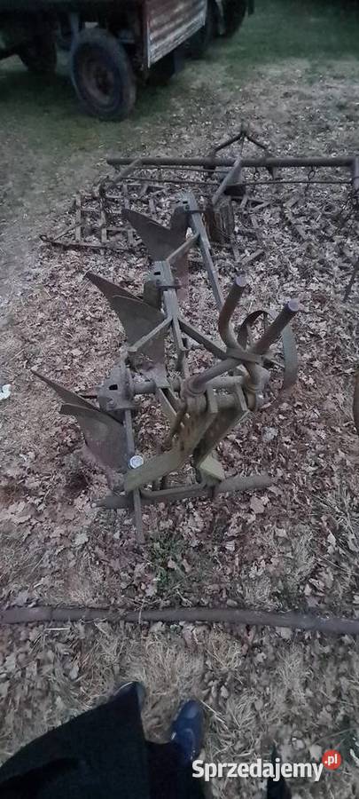 Pług 3 skibowy Unia Grudziądz 1967 Modlikowice