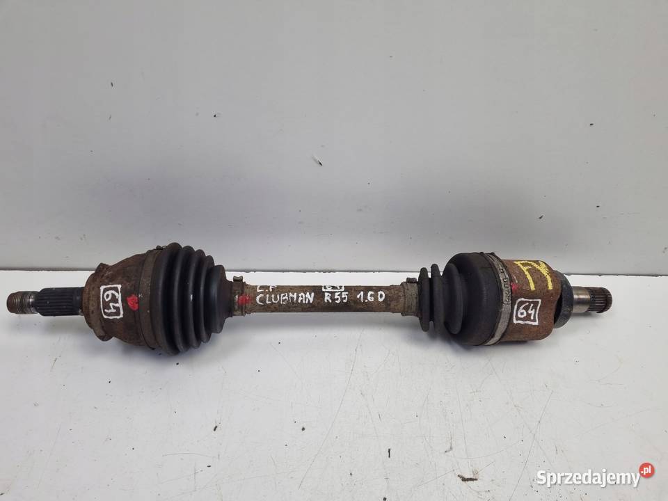 PÓŁOŚ MINI CLUBMAN R55 R56 16 D LEWA PRZEDNIA Półosie lubelskie