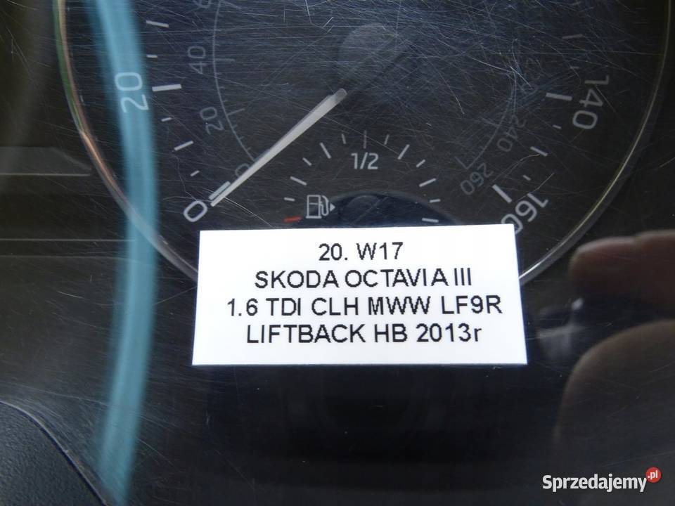 LICZNIK ZEGARY ZEGAR SKODA OCTAVIA III 16 TDI