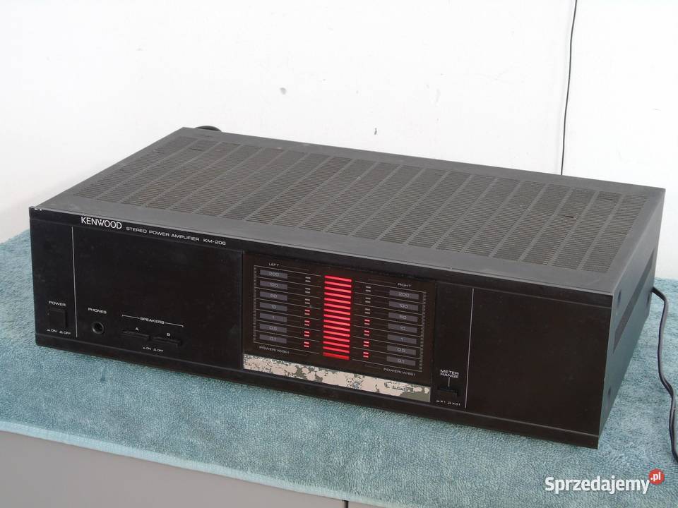 Wzmacniacz Kenwood 206 mocna 2x 150 wat WYSYŁKA Wzmacniacze i pokrewne Jasło