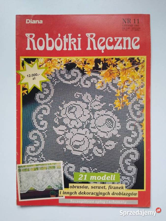 Diana Robótki Ręczne 111992 miesięcznik Gdańsk