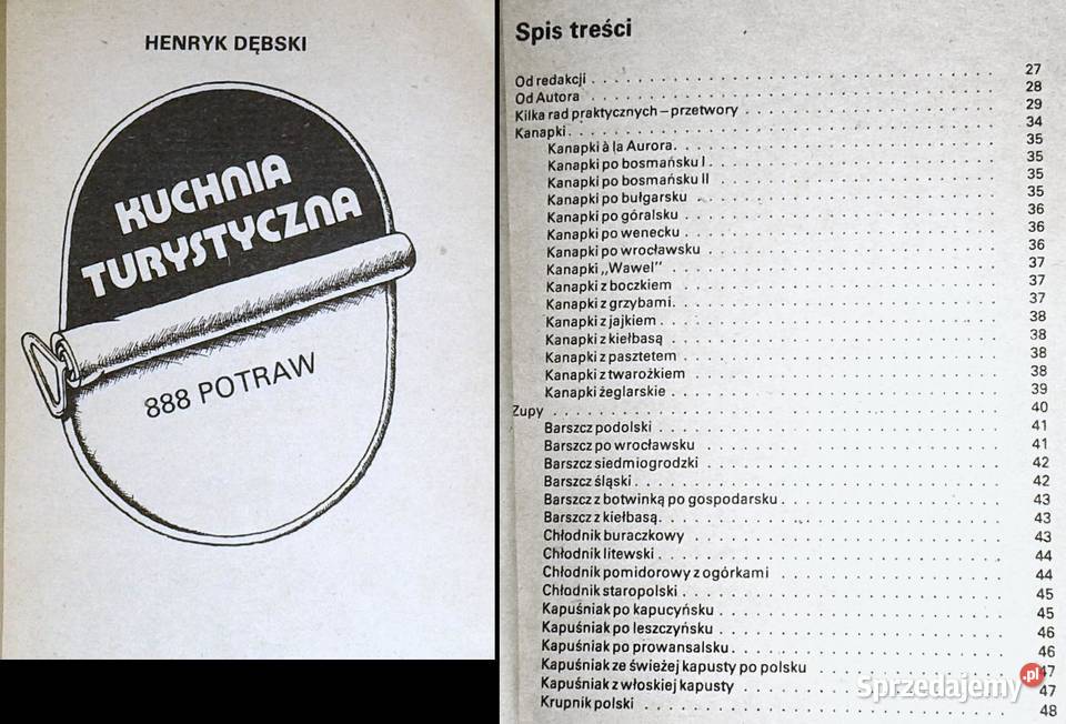 Kuchnia turystyczna 888 potraw Henryk Dębski Chełm