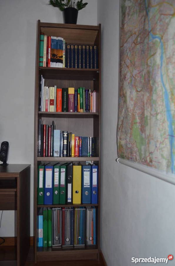 REGAŁ 2 Black Red White OPEN orzech virginia Dom i Ogród