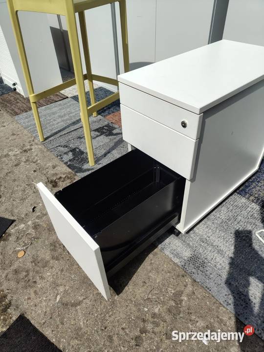 Komplet biurko kontenerek szafka żaluzjowa