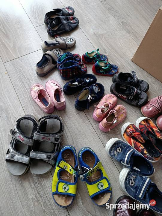 buty dziecięce komplet 27 par podana dotyczy