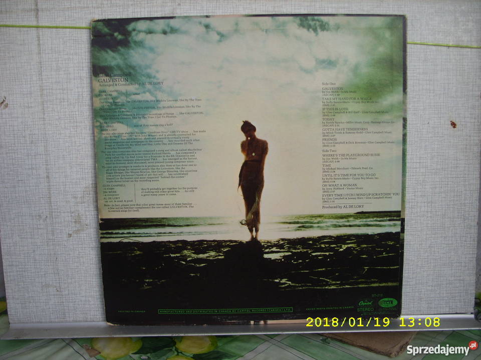 Country LP G CAMPBELLGALVESTON Canada Płyty i kasety dolnośląskie Wołów