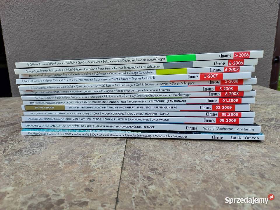 Czasopisma niemieckie Chronos zestaw 13 lata Męskie Tczew