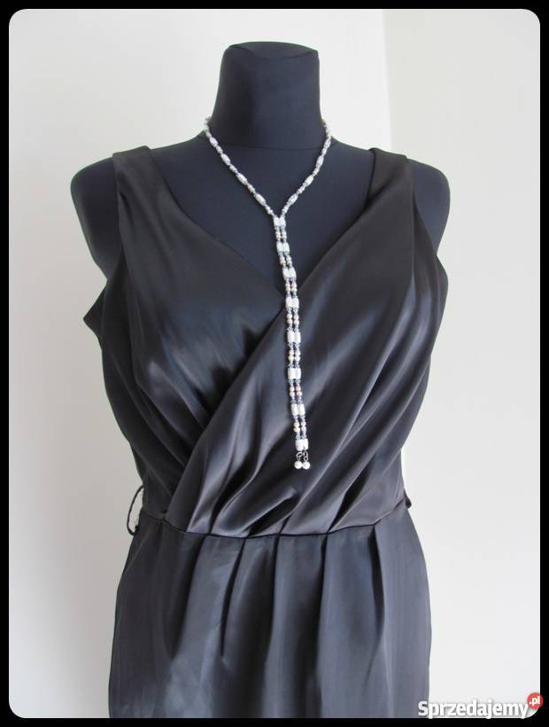 MAŁA czarna elegancka sukienka nowa z metką Rozmiar 40(L) Spódnice i sukienki Odzież damska