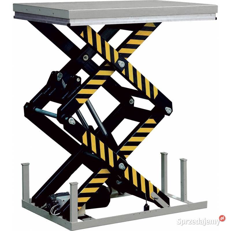 Hydrauliczny nożycowy stacjonarny stół podnośny Magazynowanie Częstochowa