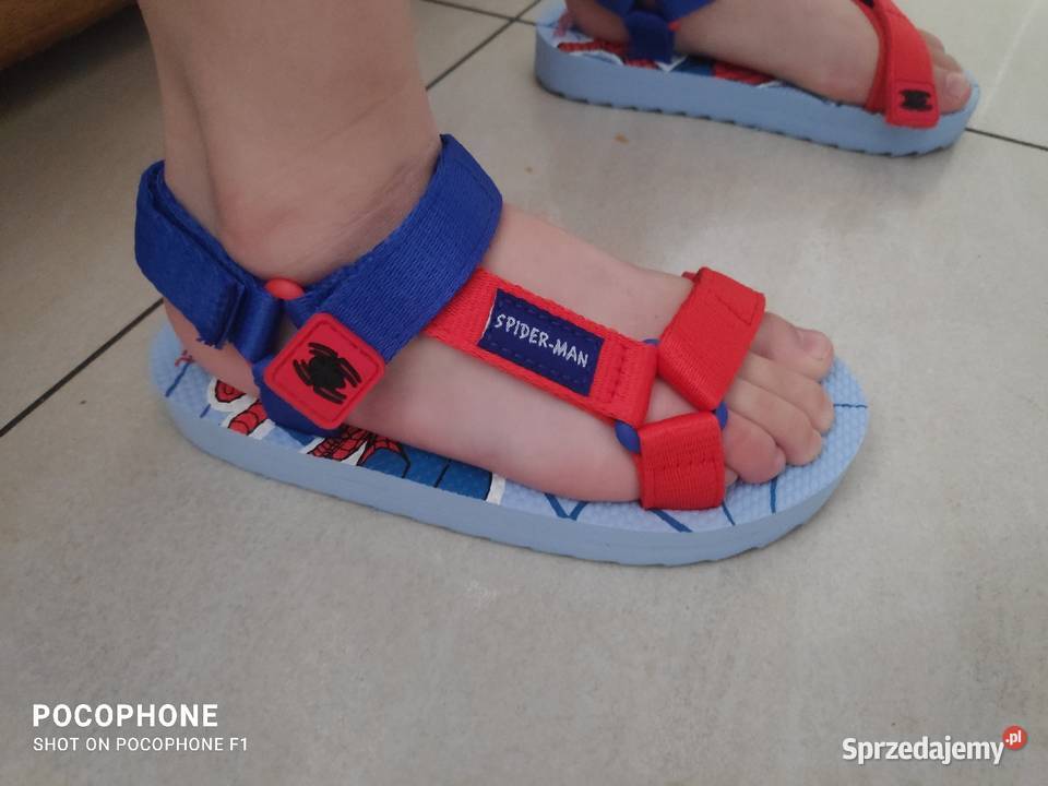 Buty SpiderMan sandały casual zapinane na rzep Sandały i klapki świętokrzyskie Kielce