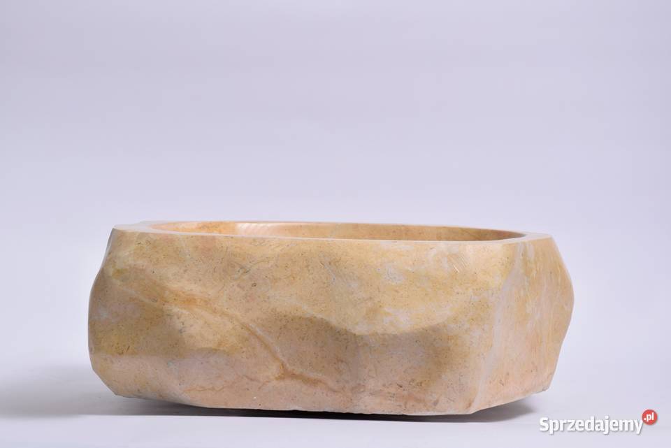 EROSI Yellow C polerowana kamienna umywalka Umywalki pomorskie Gdynia