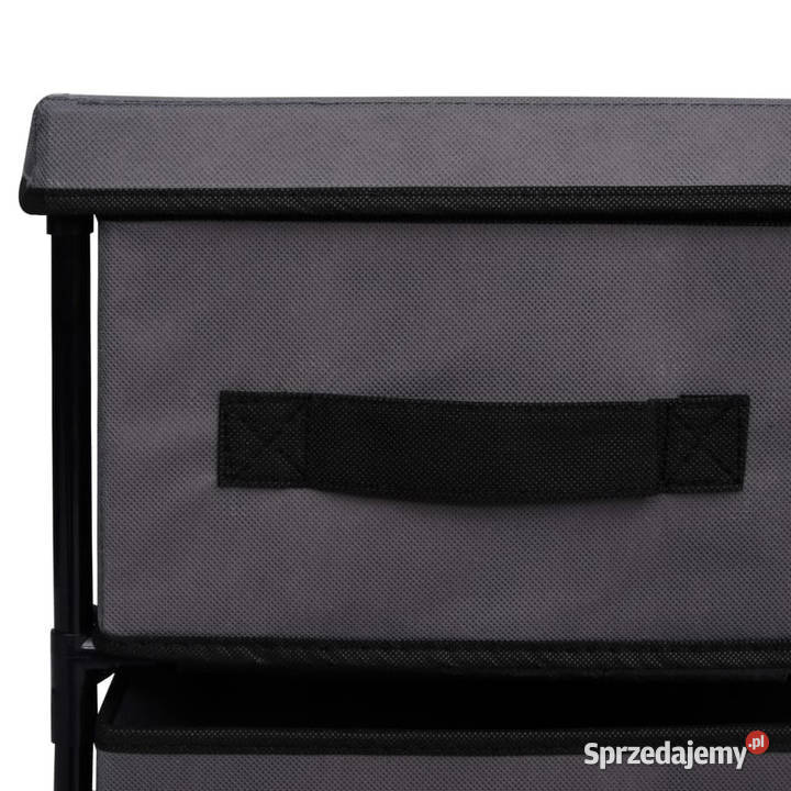Szafka z 6 szufladami 55x29x55 szara stal Warszawa