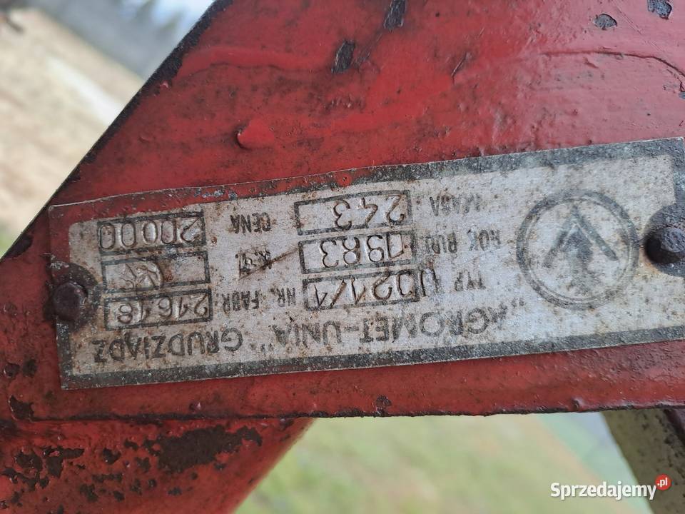 Sprzedam pług stan idealny 2 skibowy Pługi świętokrzyskie Łagów