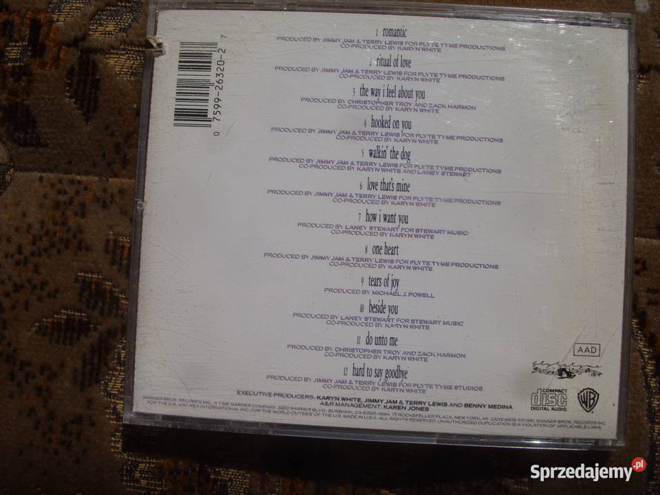 Pop CD KARYN WHI RITUAL OF LOVE 1991 TE sprzedam