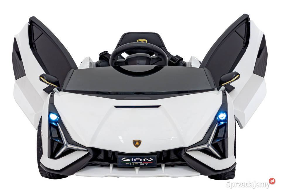Lamborghini SIAN Białe Auto na Akumulator 12V 4 Łopuszno