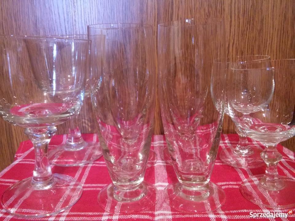 Kieliszki szklanki 10 4 Warszawa