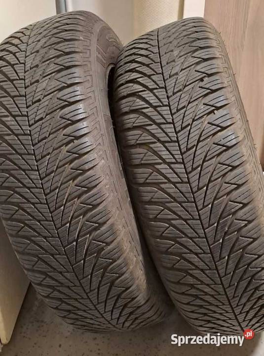 Dwa koła wielosezonowe zima 5x112 15 VW opony Samochodowe Wrocław sprzedam