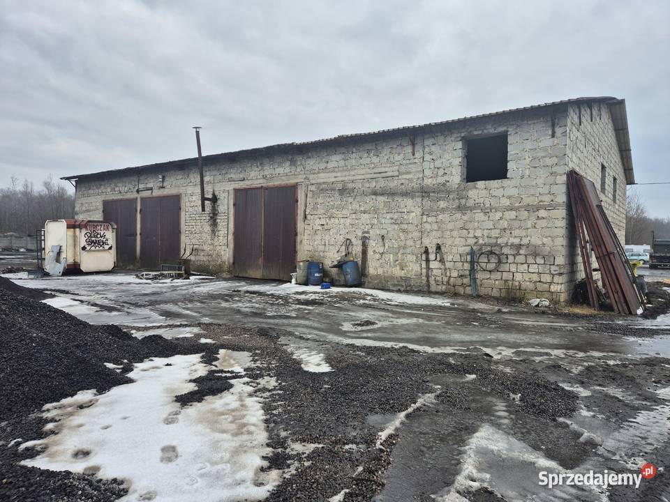 Wynajmę działka przemysłowa 08 ha utwardzona z śląskie