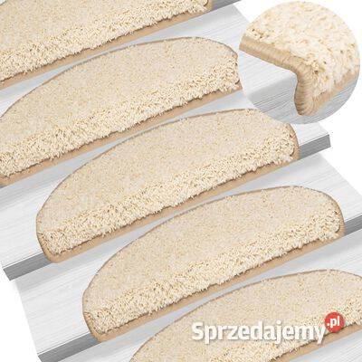 vidaXL Nakładki na schody 15 kremowe 65x21x4 Warszawa