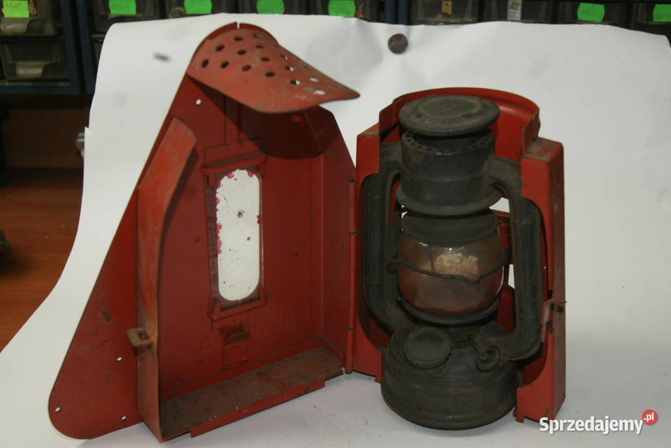 TRÓJKĄT OSTRZEGAWCZY LAMPA NAFTOWA FROWO Rybnik