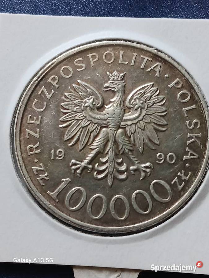 100 000 Solidarność 1990 r Typ A 2 Konin