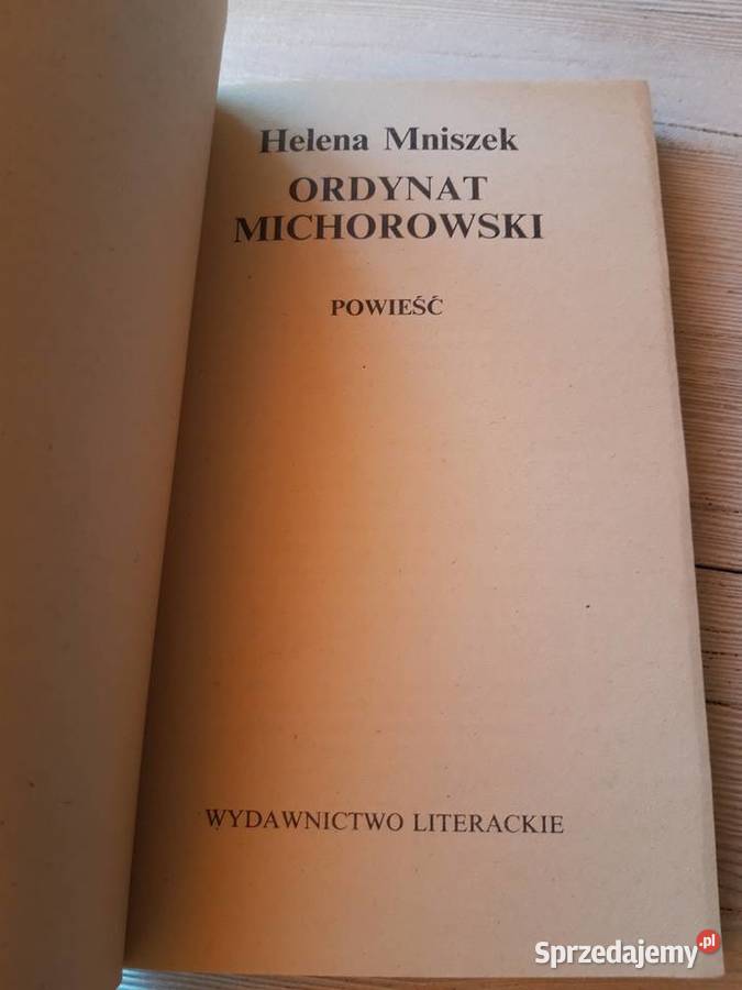 Ordynat Michorowski Helena Mniszek 1989 śląskie Bielsko-Biała