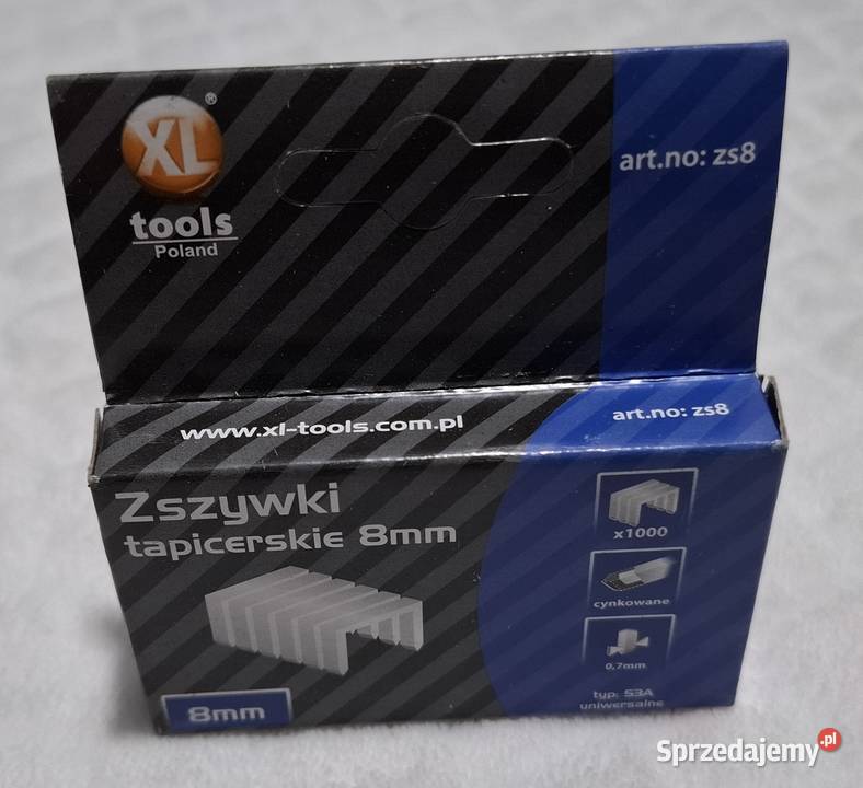 Zszywki tapicerskie 8mm uniwersalne 1000 Czeladź sprzedam
