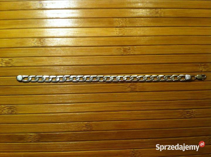 Srebrna męska bransoletka 1427g Próba 925 sprzedam