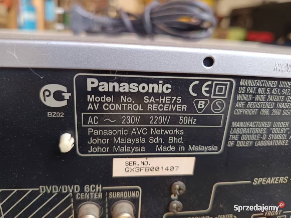 amplituner Panasonic SAHE75