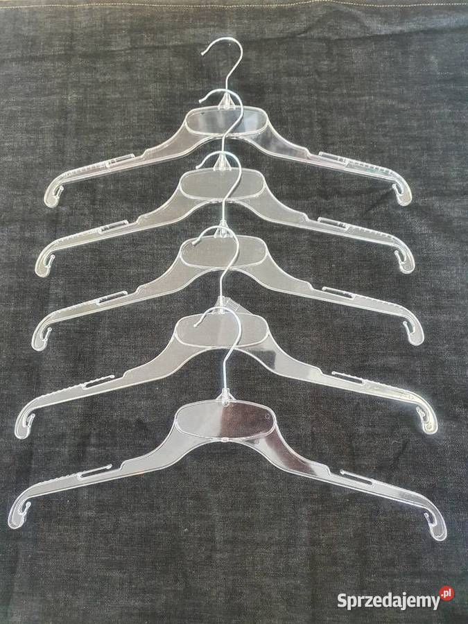 wieszaki przezroczyste na ubrania 100 Opole