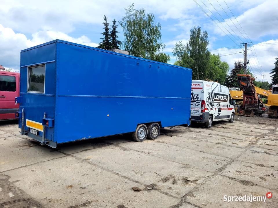 Przyczepa socjalna kontener socjalny mobilny Jurków