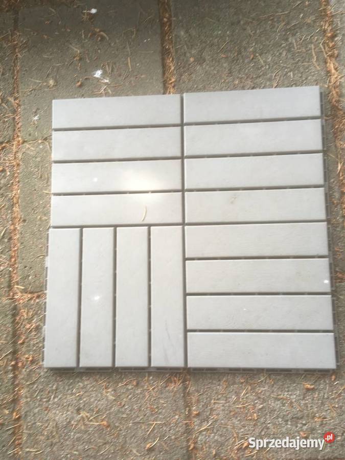 Płytki tarasowe kompozytowe 30x30x2 58 m2 szare sprzedam