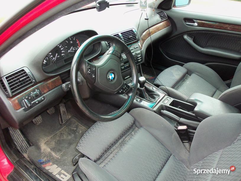 Czerwone BMW E46 320D