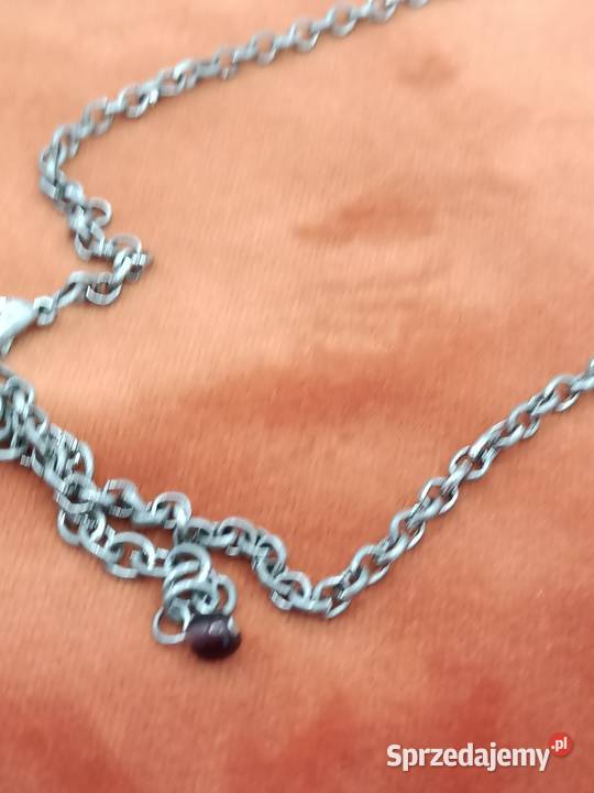 Biżuteria naszyjnik korale z fioletowym Zamość