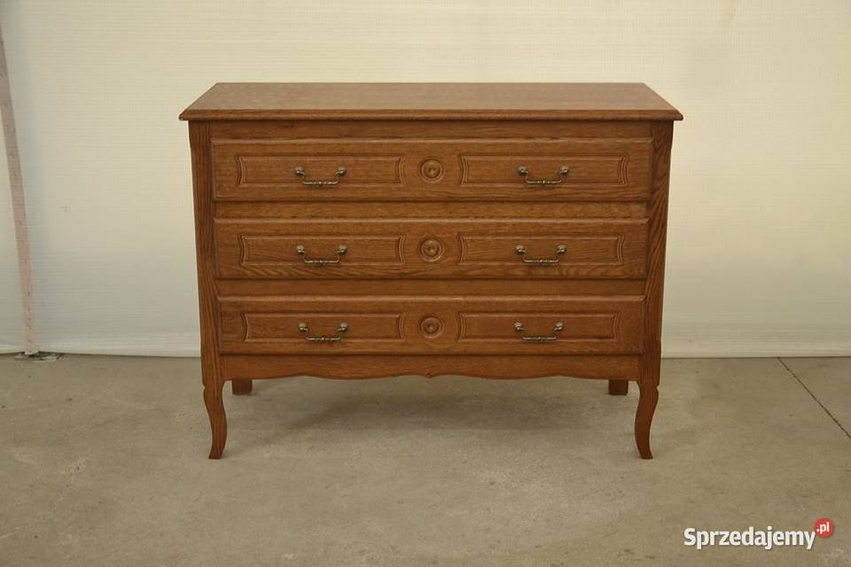 komoda na giętych nogach szuflady