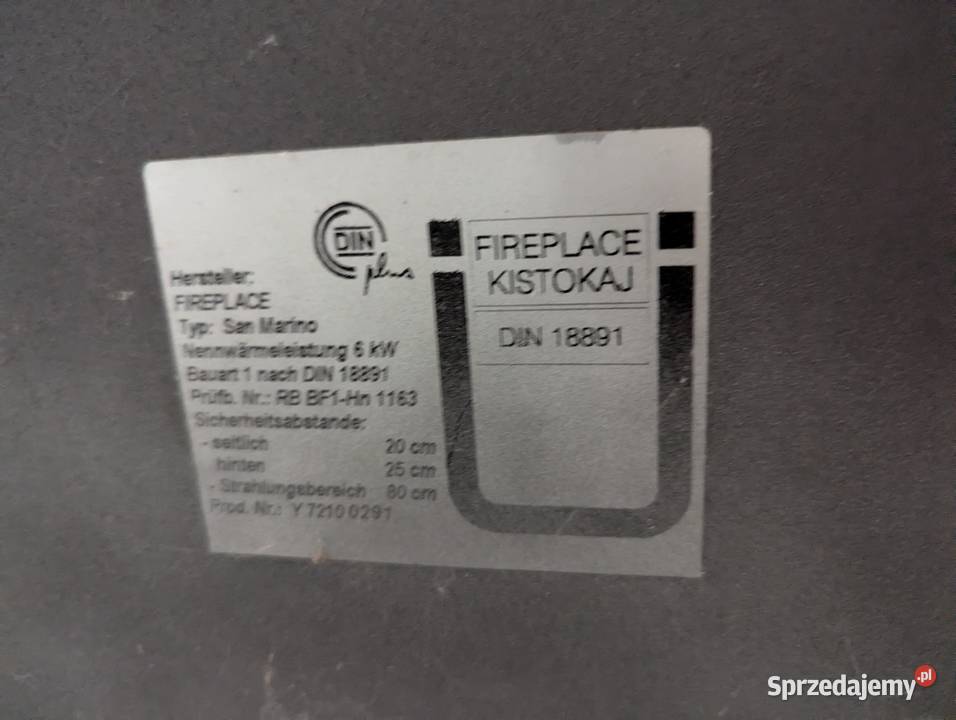 Kominek wolnostojący na drewno 6kw świętokrzyskie Kielce