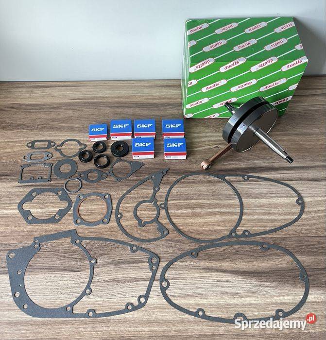 NOWY KOMPLETNY WAŁ KORBOWY DUELLS ŁOŻYSKA Bielsko-Biała