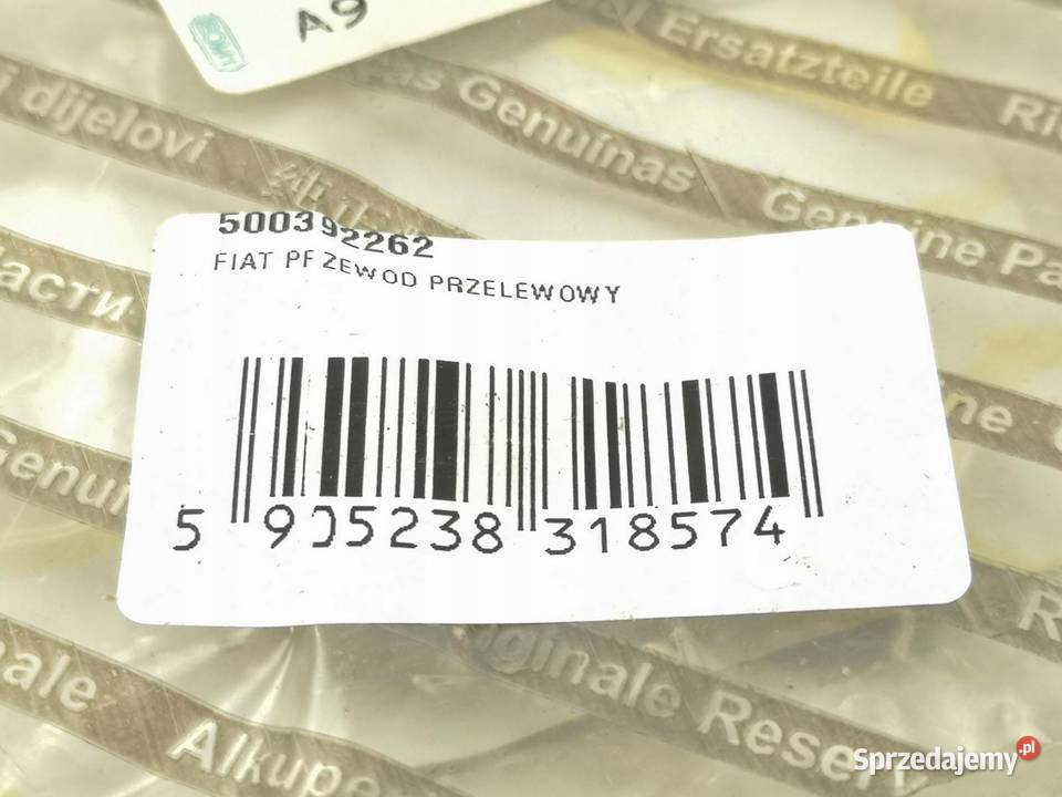 PRZEWÓD PRZELEWOWY WTRYSKÓW FIAT DUCATO 01 23JTD lubelskie