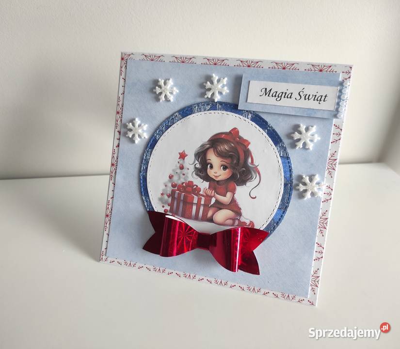 Kartka świąteczna ręcznie robione na Boże Łódź sprzedam