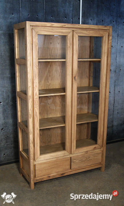 Witryna drewniana SWEEDEN szafa loftowa Wrocław